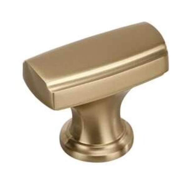 AMEROCK LLC Highland Ridge 1-3/8 in (35 mm) Length Golden Champagne Cabinet Knob
