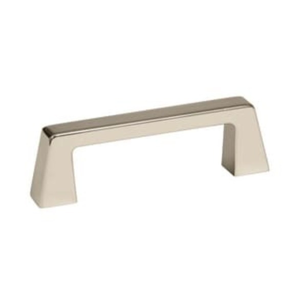 AMEROCK LLC Blackrock 3 in (76 mm) Center-to-Center Polished Nickel Cabinet Pull