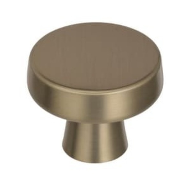 AMEROCK LLC Blackrock 1-5/16 in (33 mm) Diameter Golden Champagne Cabinet Knob