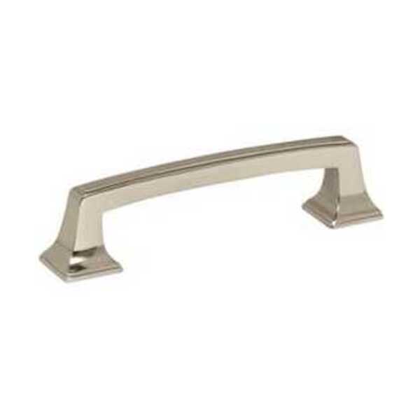 AMEROCK LLC Mulholland 3-3/4 in (96 mm) Center-to-Center Polished Nickel Cabinet Pull