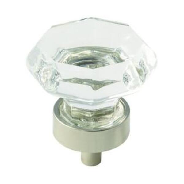 AMEROCK LLC 1-5/16 in (33 mm) Diameter Clear/Polished Nickel Cabinet Knob