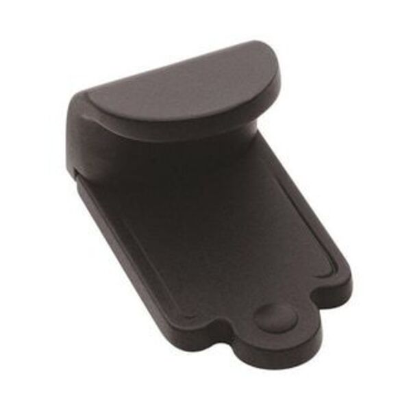 AMEROCK LLC Inspirations 1-7/8 in (48 mm) Length Flat Black Cabinet Finger Pull