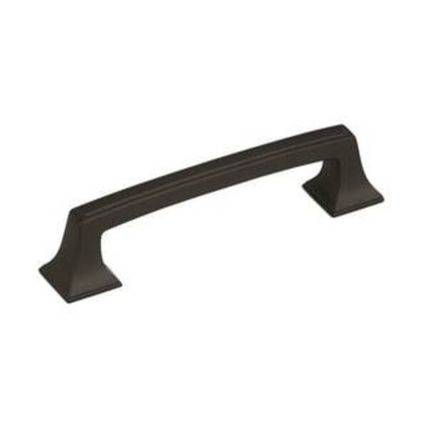 AMEROCK LLC Mulholland 3-3/4 in (96 mm) Center-to-Center Black Bronze Cabinet Pull