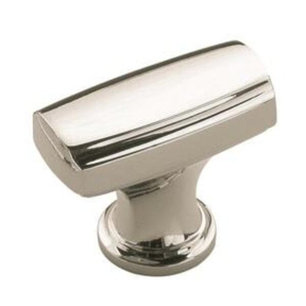 AMEROCK LLC Highland Ridge 1-3/8 in (35 mm) Length Polished Nickel Cabinet Knob
