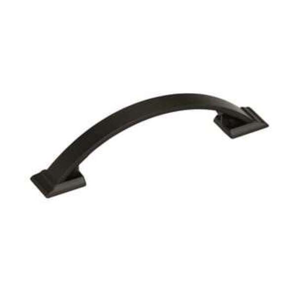 AMEROCK LLC Candler 3-3/4 in (96 mm) Center-to-Center Black Bronze Cabinet Pull