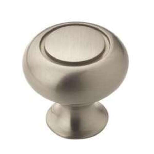 AMEROCK LLC Allison Value 1-1/4 in (32 mm) Diameter Satin Nickel Cabinet Knob