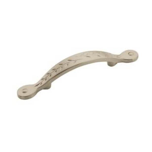 AMEROCK LLC Nature's Splendor 3 in (76 mm) Center-to-Center Satin Nickel Cabinet Pull
