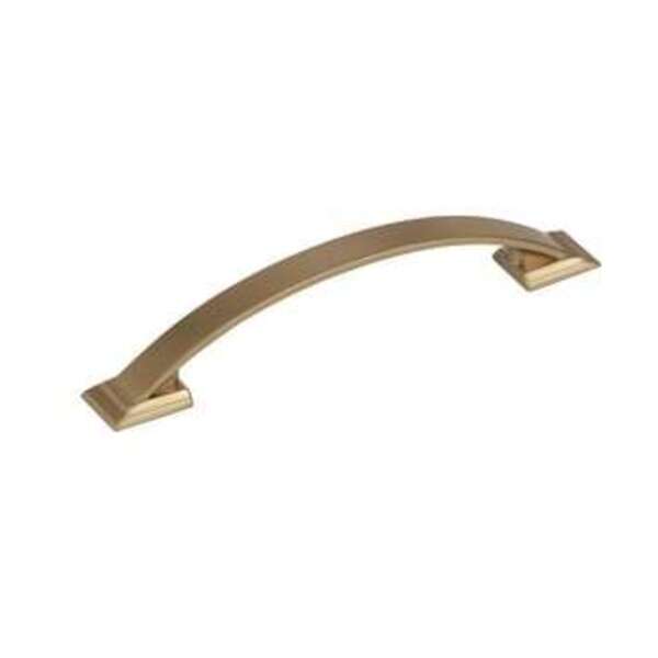 AMEROCK LLC Candler 5-1/16 in (128 mm) Center-to-Center Golden Champagne Cabinet Pull