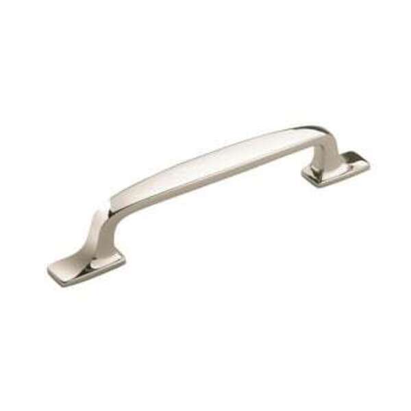 AMEROCK LLC Highland Ridge 5-1/16 in (128 mm) Center-to-Center Polished Nickel Cabinet Pull