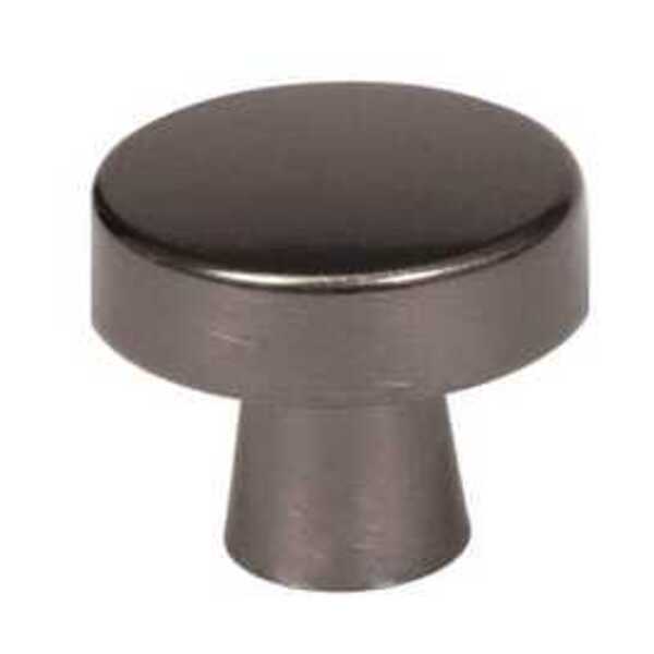 AMEROCK LLC Blackrock 1-5/16 in (33 mm) Diameter Gunmetal Cabinet Knob