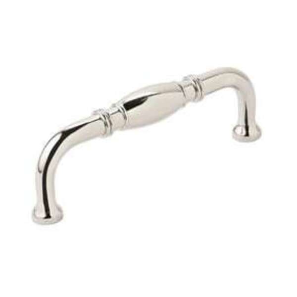 AMEROCK LLC Granby 3-3/4 in (96 mm) Center-to-Center Polished Nickel Cabinet Pull
