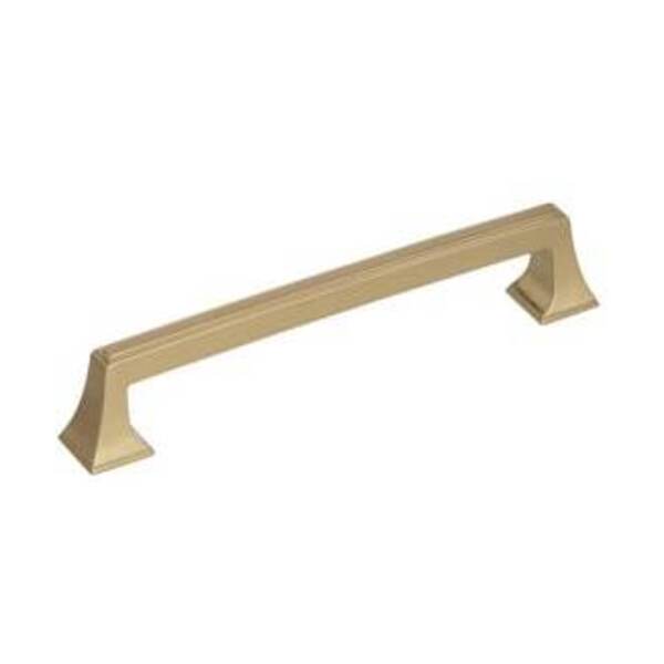 AMEROCK LLC Mulholland 6-5/16 in (160 mm) Center-to-Center Golden Champagne Cabinet Pull