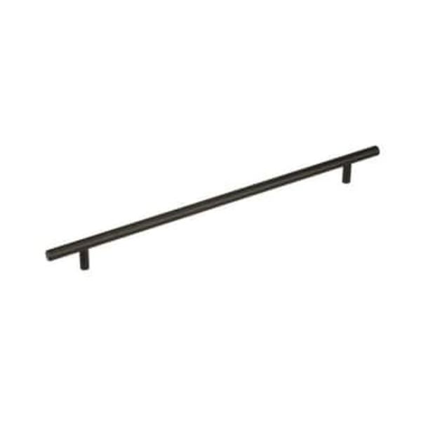 AMEROCK LLC Bar Pulls 12-5/8 in (320 mm) Center-to-Center Black Bronze Cabinet Pull