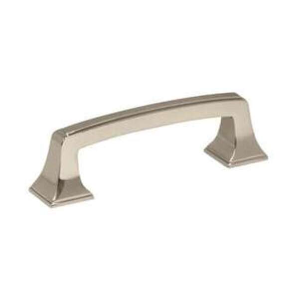 AMEROCK LLC Mulholland 3 in (76 mm) Center-to-Center Polished Nickel Cabinet Pull