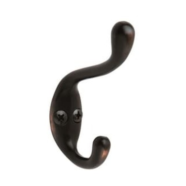 AMEROCK LLC Medium Oil-Rubbed Bronze Coat and Hat Hook