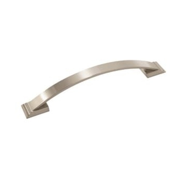 AMEROCK LLC Candler 6-5/16 in (160 mm) Center-to-Center Satin Nickel Cabinet Pull