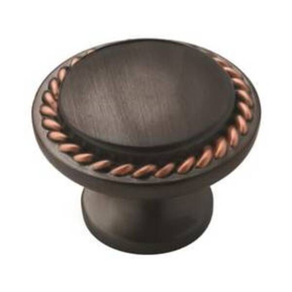 AMEROCK LLC Allison Value 1-3/16 in (30 mm) Diameter Oil-Rubbed Bronze Cabinet Knob