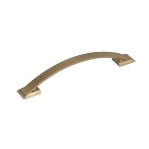 AMEROCK LLC Candler 6-5/16 in (160 mm) Center-to-Center Golden Champagne Cabinet Pull