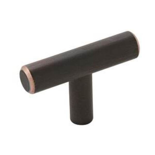 AMEROCK LLC Bar Pulls 1-15/16 in (49 mm) Length Oil-Rubbed Bronze Cabinet Knob