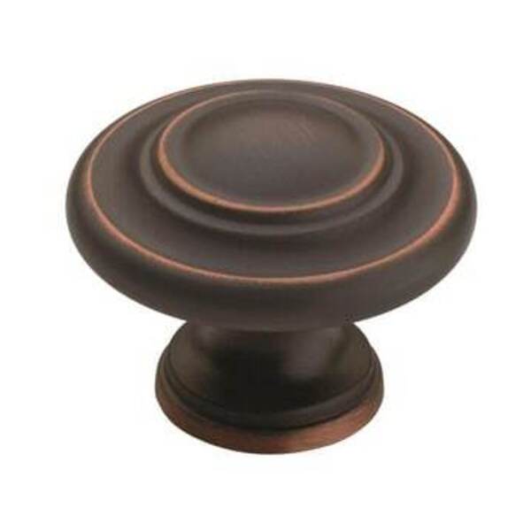 AMEROCK LLC Inspirations 1-3/4 in (44 mm) Diameter Oil-Rubbed Bronze Cabinet Knob