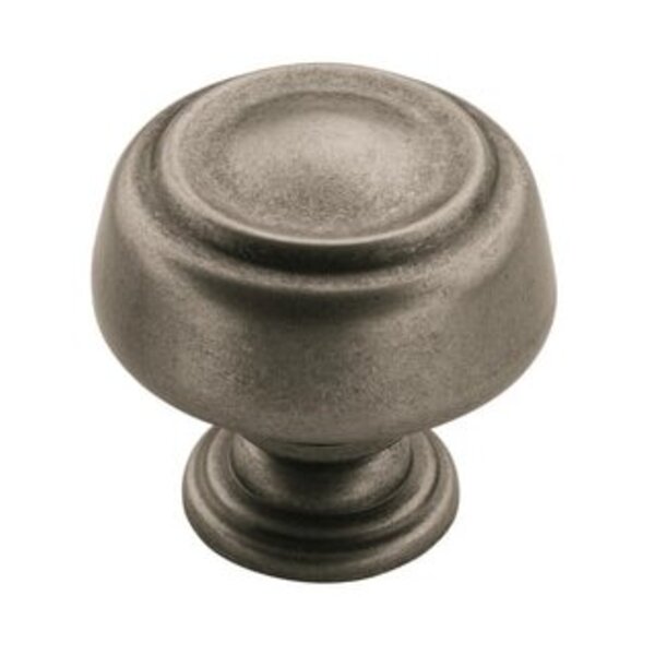 AMEROCK LLC Kane 1-5/8 in (41 mm) Diameter Weathered Nickel Cabinet Knob
