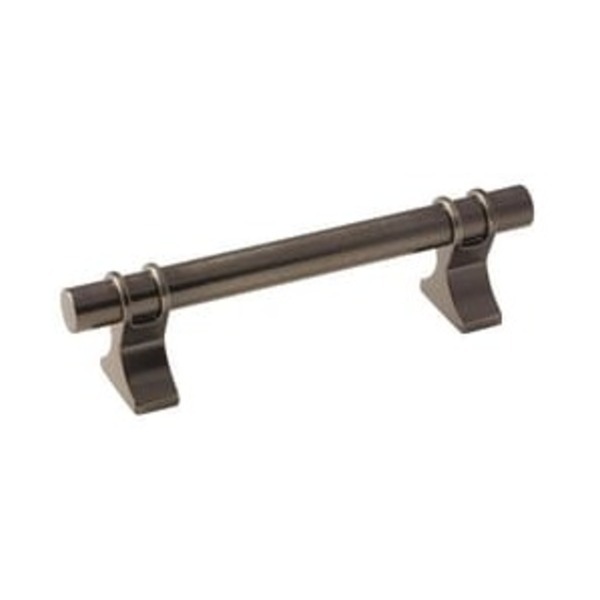 AMEROCK LLC Davenport 3-3/4 in (96 mm) Center-to-Center Gunmetal Cabinet Pull