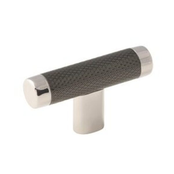 AMEROCK LLC Esquire 2-5/8 in (67 mm) Length Polished Nickel/Gunmetal Cabinet Knob