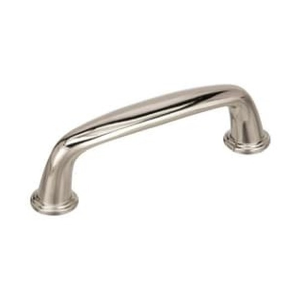 AMEROCK LLC Kane 3 in (76 mm) Center-to-Center Polished Nickel Cabinet Pull