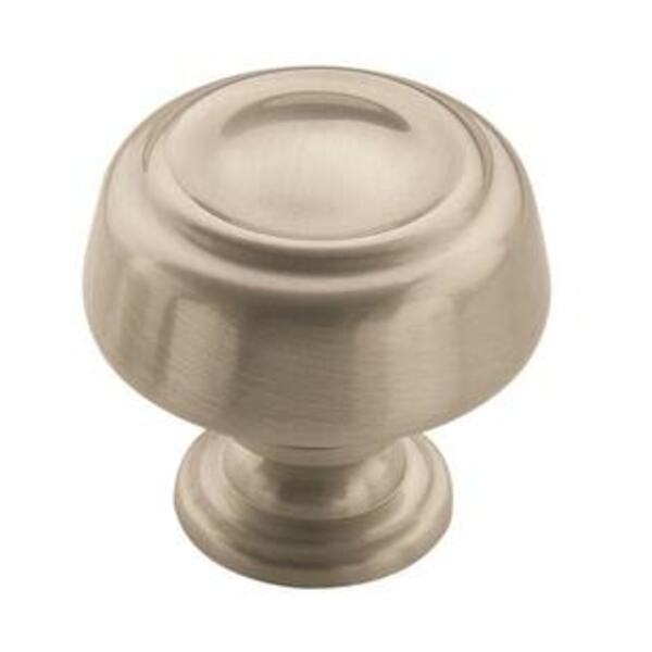 AMEROCK LLC Kane 1-5/8 in (41 mm) Diameter Satin Nickel Cabinet Knob