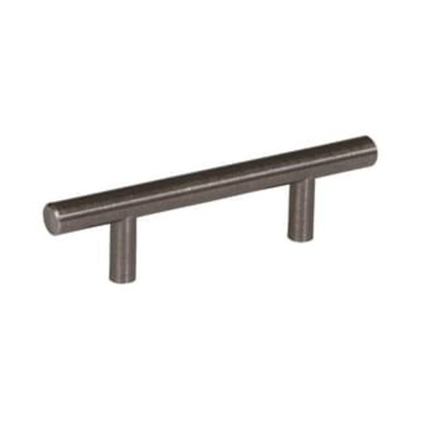 AMEROCK LLC Bar Pulls 3 in (76 mm) Center-to-Center Gunmetal Cabinet Pull