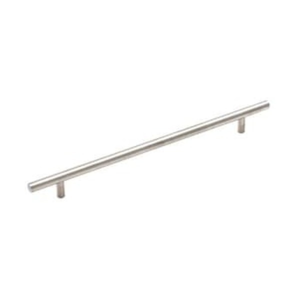AMEROCK LLC Bar Pulls 10-1/16 in (256 mm) Center-to-Center Sterling Nickel Cabinet Pull