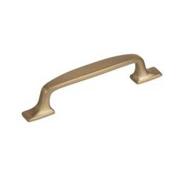 AMEROCK LLC Highland Ridge 3-3/4 in (96 mm) Center-to-Center Golden Champagne Cabinet Pull