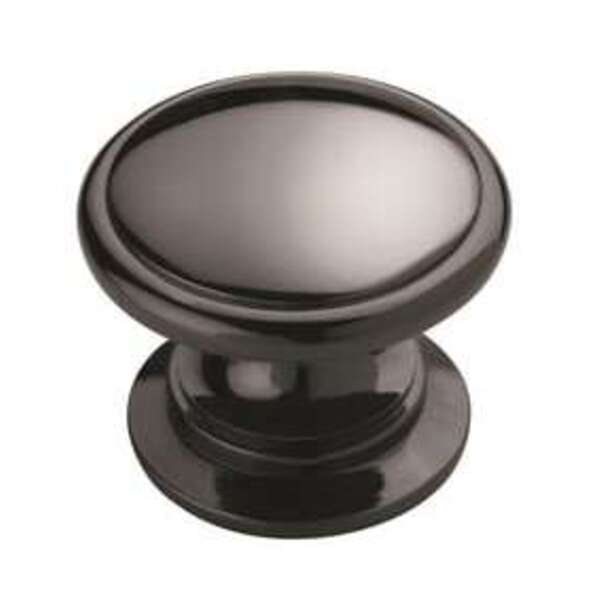 AMEROCK LLC Allison Value 1-1/4 in (32 mm) Diameter Black Nickel Cabinet Knob