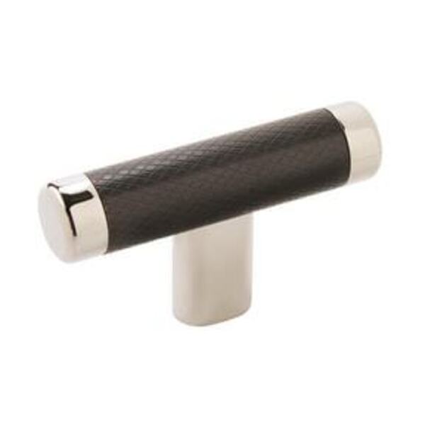 AMEROCK LLC Esquire 2-5/8 in (67 mm) Length Polished Nickel/Black Bronze Cabinet Knob
