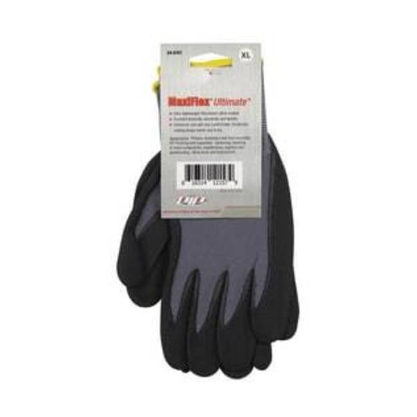 PROTECTIVE INDUSTRIAL PRODUCTS MAXIFLEX 15G NITR GRIP BLAC LG PR