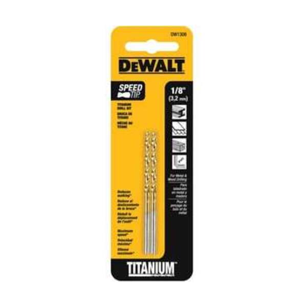 DEWALT 1 8 *TITANI DRILL BIT SPLT 2 PK