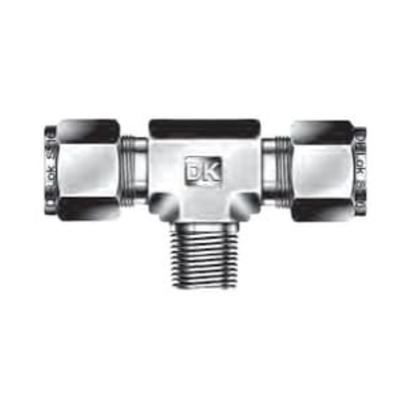 DK-LOK USA 3/8 OD X 1/4 MNPT SS BRCH TEE