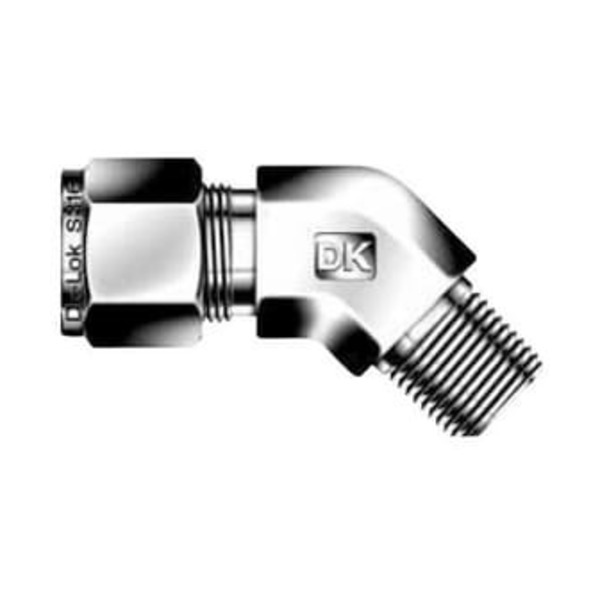 DK-LOK USA 3/8 OD X 3/8 MNPT SS 45 ELL