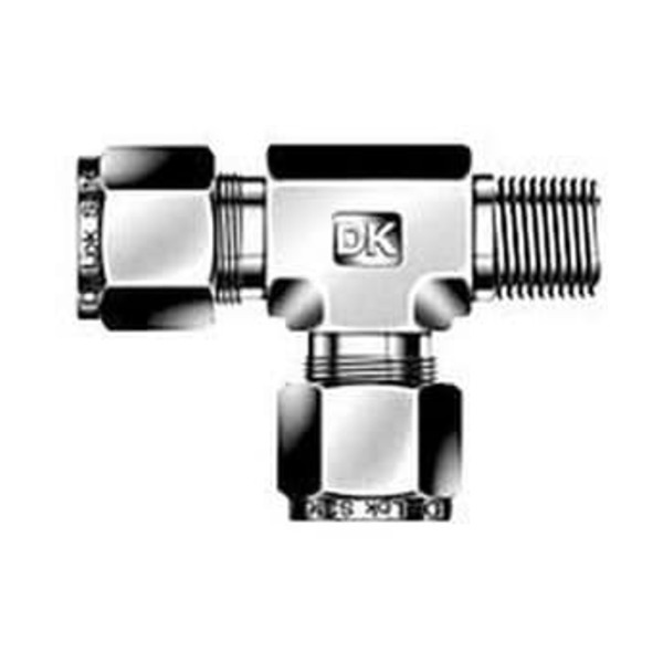 DK-LOK USA 1/2 OD X 1/2 MNPT SS RUN TEE