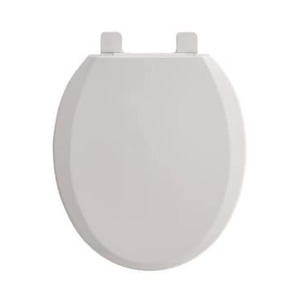 AMERICAN STANDARD FRNT CL SLD PLAS SEAT/ CVR WHIT