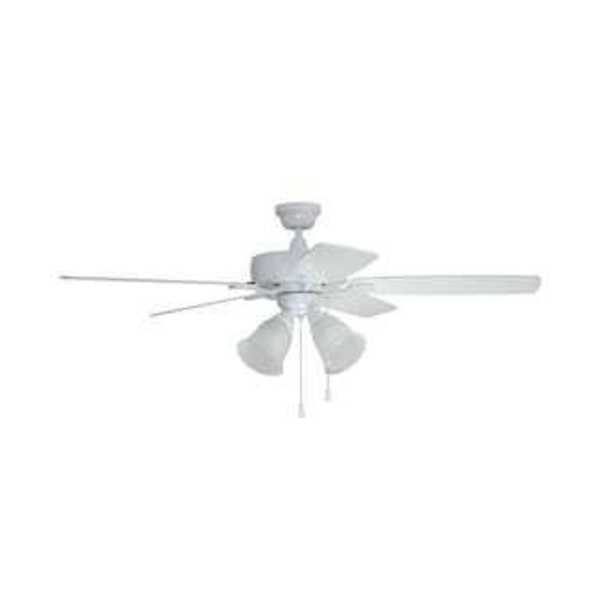 CRAFTMADE CCY WHIT 52 CEIL FAN 5BLD W/ LT KIT