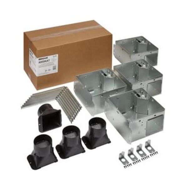 BROAN-NUTONE LLC 110 CFM Housing Pack, Flange Kit in Steel