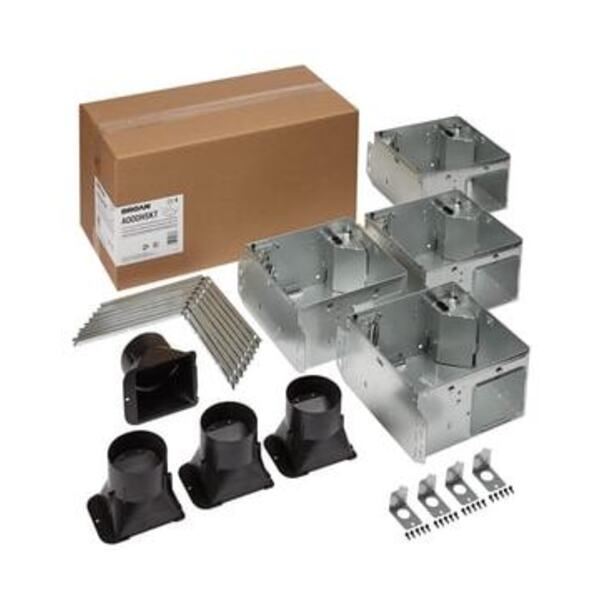 BROAN-NUTONE LLC 110 CFM Housing Pack and Flange Kit in Steel