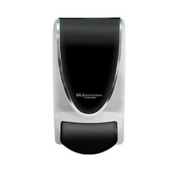 SC JOHNSON PROFESSIONAL INC 1 L Transparent Curve Soap Dispenser in Black and Polished Chrome (Case of 15)