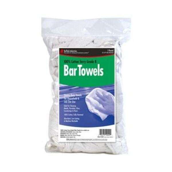 BUFFALO INDUSTRIES 1LB GRADE B WHT BAR TWL BAG