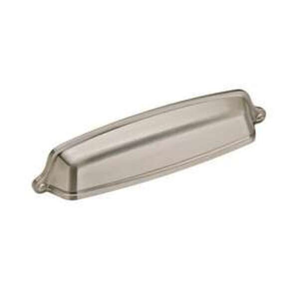 AMEROCK LLC Allison Value Hardware 5-1/16 in (128 mm) Center-to-Center Satin Nickel Cabinet Cup Pull