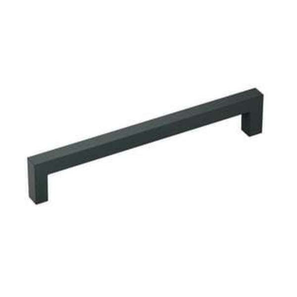 AMEROCK LLC Monument 6-5/16 in (160 mm) Center-to-Center Matte Black Cabinet Pull