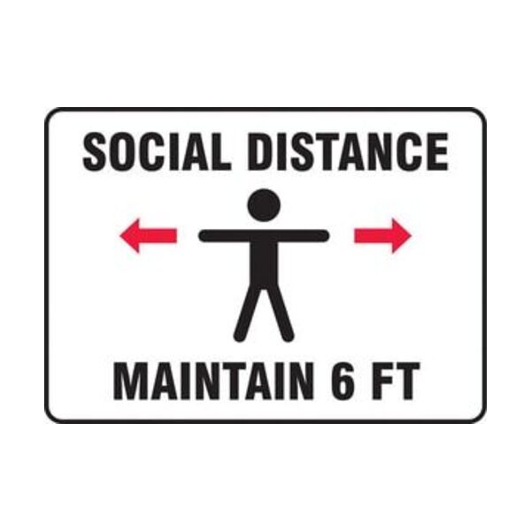 ACCUFORM SOCIAL DISTANCE SIGN