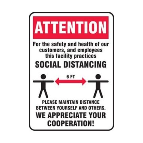 ACCUFORM SOCIAL DISTANCE SIGN