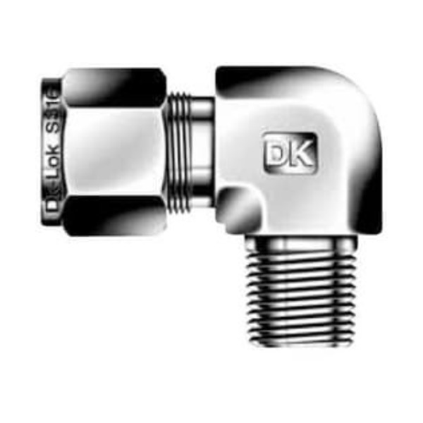 DK-LOK USA 1/8 OD X 1/4 MNPT SS 90 ELL